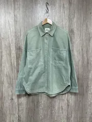 ZARA ザラ オーバーサイズ Gジャン デニム ジャケット sizeM/黄緑 ■◇ メンズ