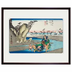 色紙額 絵画 平 敦盛 一の谷合戦図 - メルカリ