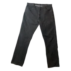 wangrer black jeans  w36 L34/ ラングラー ブラックジーンズ 36インチ　【E626】