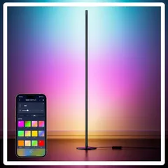 【美品】 SwitchBot RGBICフロアライト Matter対応 無段階 調光調色 RGB1600万色 LED間接照明 寝室 スイッチボット W1702101【説明書付き】 353f08