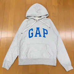 00's GAP ギャップ y2k デカロゴ スウェット パーカー S グレー フーディ 平成 グランジ Archive メンズ