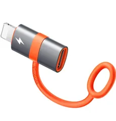 ★Mcdodo Type C to ライトニング 変換アダプタ 36W PD急速充電 PDチップ搭載 iOS USB Cアダプタ 高速データ転送(スマホとノートPC間のみ) USB-C i-Phone 変換コネクタ アルミ合金外装 シリコンバンド設計