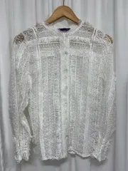アナスイ 白 レース ブラウス