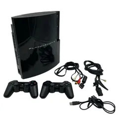 【ジャンク品】SONY ソニー PlayStation3 プレイステーション3 CECHB00 and 2 wireless controllers CECHZC1J PS3