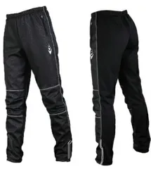 3D 立体 防風 ロング パンツ サイクリング 表は防風素材で内面は裏起毛で暖かい