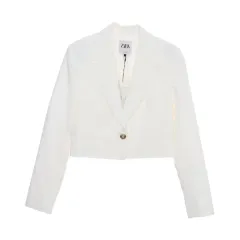 【送料無料】ザラ クロップドジャケット