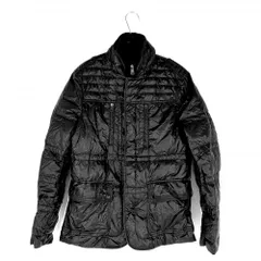 【在庫一掃】 モンクレール ブルゾン レディース DUBBO ナイロンジャケット アウター 1サイズ MONCLER ブラック 黒 シルバー金具 ナイロン    春 秋【中古品】