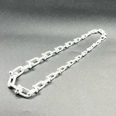 TIFFANY＆CO. ティファニー ハードウェア グラジュエイテッド リンクネックレス アクセサリー Ag925 ★美品★
