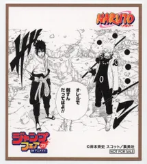 集英社 ジャンプフェア25inアニメイト アニメイト NARUTO ミニ色紙