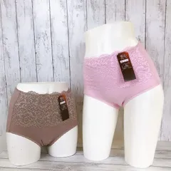 お得な2枚セット。送料無料　ガードルショーツに見える　安心ショーツ　11.8cc吸収 失禁ショーツ｜抗菌　防臭｜失禁用　シニア　産後　M/L/LL　レースたっぷりタイプ 21338 ※3Lも別に出品しています。『 ル ソレイユ 』