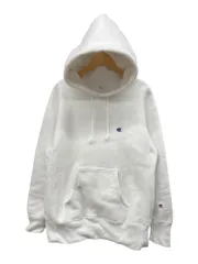 Champion (チャンピオン) リバースウィーブ スウェットパーカー C3-Q117 M ホワイト メンズ/025