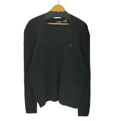 ポロラルフローレン POLO RALPH LAUREN ポニー刺繍 ケーブル 編み ウール ニット セーター メンズ import：L 