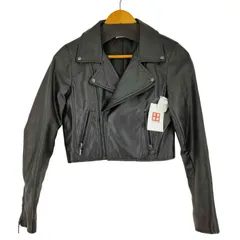 リゼクシー RESEXXY フェイクレザー ライダース ジャケット レディース FREE 