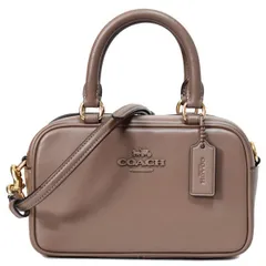 コーチ バッグ COACH スムースレザー ミニ ロゴ サッチェル 2WAY クロスボディ 斜め掛け ショルダー ボストン ハンドバッグ ダークストーン CT776