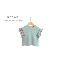 【SALE】【40%OFF】Seraph ／ セラフ 子供服　袖フリルＴシャツ 女の子　SS