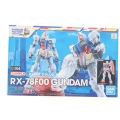 GUNDAM FACTORY YOKOHAMA 한정 1/144 RX-78F00 건담 클리어 컬러 기동 전사 건담 프라 모델 (5061933) 반다이 스피릿