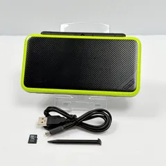 美品 New ニンテンドー 2DSLL ブラックライム 遊べるセット 動作確認済み ds 2dsll 2DS LL 任天堂