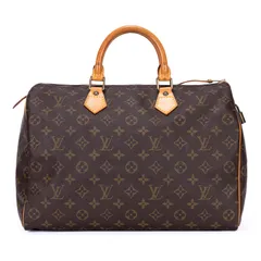 [中古] LOUIS VUITTON ルイヴィトンスピーディー茶色モノグラムキャンバスAB