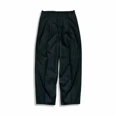 GIANNI VERSACE ジャンニヴェルサーチ ストライプ柄 3タック スラックスパンツ size 48 ブラック メンズ ヴィンテージのサムネイル