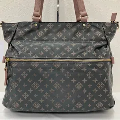 9217　russet ラシット　トートバッグ　ハンドバッグ　グレー　ピンク　レディース　モノグラム　ナイロン　レザー　シンプル　カジュアル　きれいめ　ポケット多数　通勤　通学　仕事用バッグ　ビジネスバッグ　普段使い