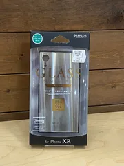 iPhone XR 背面ガラスシェルケース「SHELL GLASS SQUARE」 シルバーmst-16602　【K】