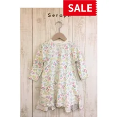【SALE】【40％OFF】Seraph ／ セラフ 子供服 　4色2柄カットソーワンピース　140cm　女の子　2021SS