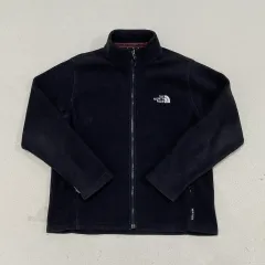 M ザノースフェイス ブラック タートルネック フリース ジップアップ ジャケット 0127