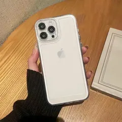 iPhone 14ProMax ケース 背面カバー クリア 透明 シンプル 3Dボタン付き 精密設計 落下防止 耐衝撃