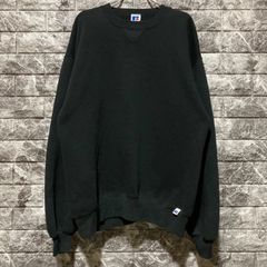 90s プロコットン USA製 ブラック 無地 黒 ラッセル スウェット L