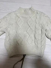 ザラ ケーブル編み ニット