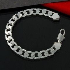 ブレスレット 925 刻印 バングル メンズ チェーン シルバー レディース