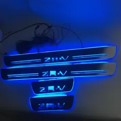 【送料無料】ホンダZR-V 致在 LED流光動態門檻條 幻彩<!-利用不可文字-!>馬迎賓踏板 4片セット【七彩/流光藍/流光白/流光紅】個性化改裝 <!-利用不可文字-!>裝配件ZX09