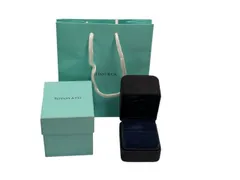 ティファニー リング用 リングケース 箱 ケース TIFFANY 紙袋　ショッパー袋 指輪ケース 指輪用 ボックス　BOX　化粧箱