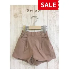 【SALE】【20%OFF】Seraph ／ セラフ 子供服 タックショートパンツ　女の子　SS
