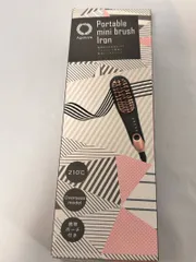 Agetuya アゲツヤ ポータブル ミニブラシアイロン 海外対応 210℃ ヘアアイロン