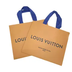 ルイヴィトン 手提げ袋 2枚 ショップ袋  ショッパー  その他バッグ LOUIS VUITTON オレンジ