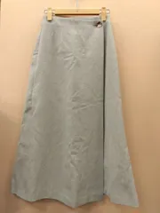 М11  プロポーションボディドレッシング　PROPORTION BODY DRESSING　未使用　ライトグリーン　キラキラツイード　ラップ　マーメイドスカート