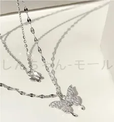 新しい未使用 アクセサリー　ネックレス　レディース　胡蝶　蝶々　シンプル　プレゼント