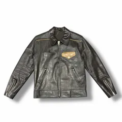 CELT&COBRA シングルライダースジャケット 革ジャン ライダース レザージャケット ケルト＆コブラ MJ-019 ブラック L （8889M）