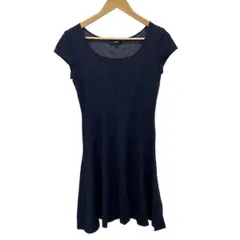 theory(セオリー) ワンピース サイズS レディース美品  - ネイビー 半袖/ロング