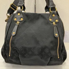 9008　russet ラシット　2way　ショルダーバッグ　トートバッグ　ハンドバッグ　ブラック　黒　ナイロン　レザー　モノグラム　シンプル　カジュアル　きれいめ　レディース　ポケット多数