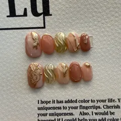 現品限り　ニュアンスネイルチップ　推しネイル　卒業式ネイル　ネイルチップ　ネイル