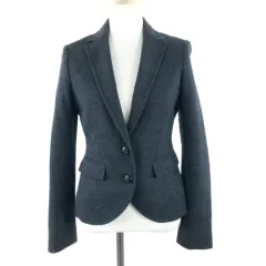 ダブルスタンダードクロージング ダブスタ DOUBLE STANDARD CLOTHING テーラードジャケット 長袖 グレー 36 *T915のサムネイル