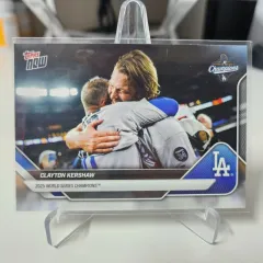 LA ドジャーズ クレイトン カーショー 2025 TOPPS NOW WS 優勝記念 SSP カード
