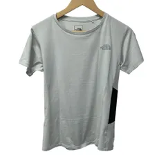 THE NORTH FACE(ノースフェイス) 半袖Tシャツ サイズL レディース美品  - ライトブルーグレー×黒 クルーネック