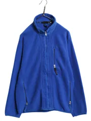 【お得なクーポン配布中!】 00s USA製 パタゴニア シンチラ ジャケット メンズ M 古着 オールド 00年製 フリース フルジップ ブルゾン ジャンパー アウトドア 青 廃盤