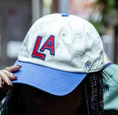 新品　AMERICAN needle アメリカンニードル　ベースボールキャップ　LA　白ｘ青ｘ赤　「Los Angeles Angels」アーカイブ　ヴィンテージ　復刻