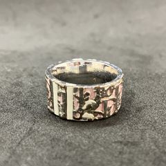 ディオール スクエア トロッター ロゴ リングヴィンテージ9号10号11号