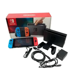 186000 動作確認済み Nintendo 任天堂 ニンテンドウ 現状品 Switch  HAC-001  ネオンブルー/ネオンレッド
