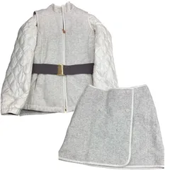 186005 現状品 PAUL STUART ポールスチュアート ゴルフウェア セットアップ M レディース